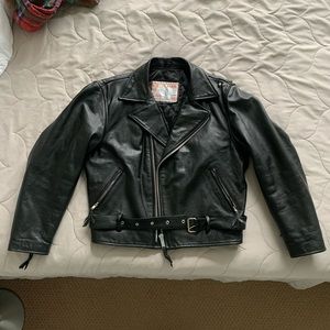 Baron Vintage Leather Biker Jacket